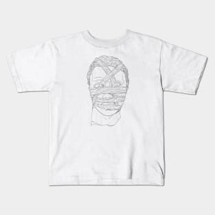 Head of St. John the Baptist Shaded Kids T-Shirt